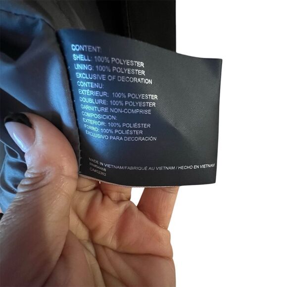 NWOT Nautica men's 3x Microfiber Light Weight Zip Up Pocket Casual jacket black - Picture 9 of 11